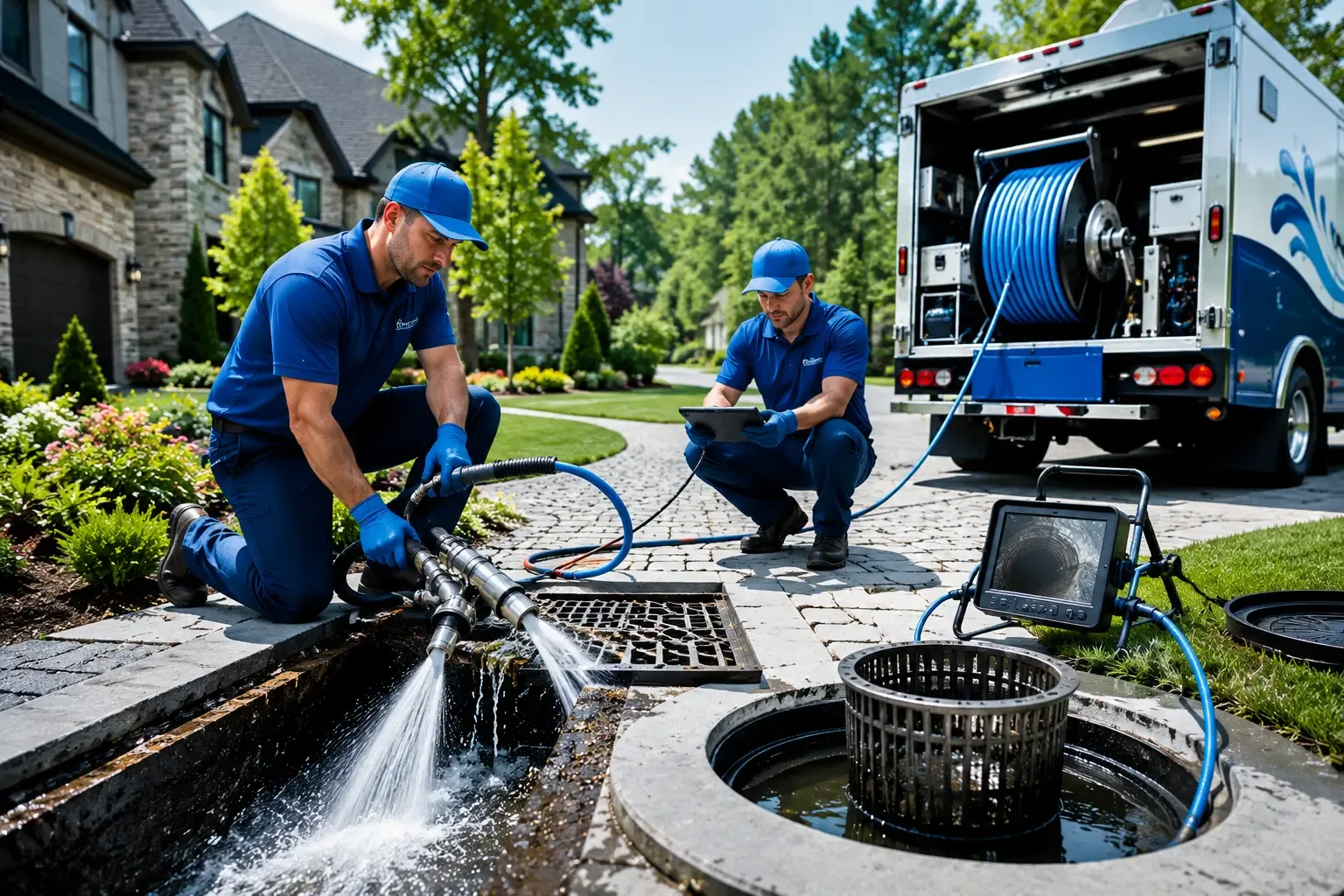 Local outdoor drain cleaning professionals in Goshen, CT